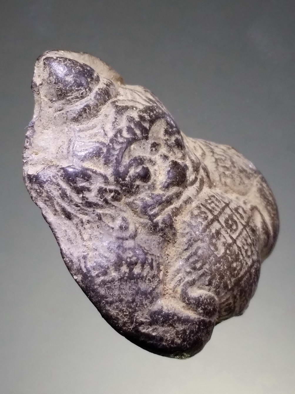 รหัสสินค้า พระไม่ทราบที่ 246 พระราหู เนื้อดินเผา ไม่ทราบสำนัก พระรายการนี้ให้เช่าบูชาแล้ว