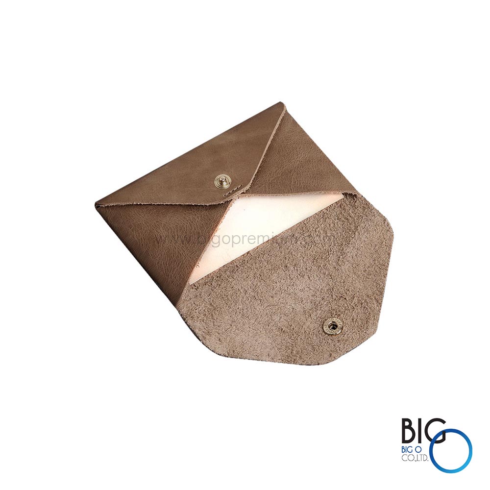 กระเป๋าหนังใส่นามบัตร (Leather Business Card Holder)