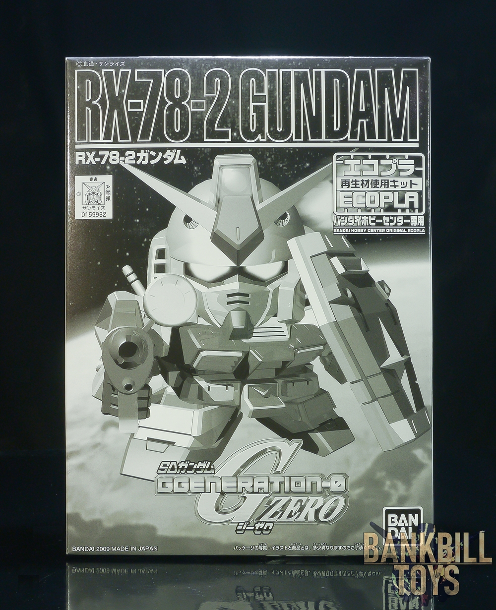 กันดั้ม Bandai Spirits Gunpla Bandai Hobby Center Original Ecopla Limited SD Gundam BB Senshi SD Gundam G Generation Zero No.200 RX-78-2 Gundam [Ecopla Ver.]