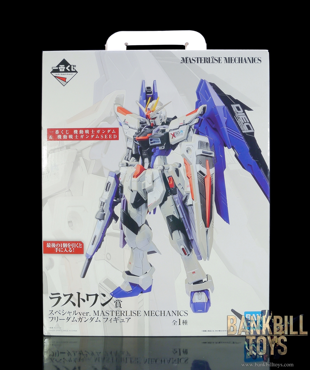 กันดั้ม Bandai Spirits Ichiban Kuji Mobile Suit Gundam & Mobile Suit Gundam Seed [Last Prize] Special Ver. Masterlise Mechanics ZGMF-X10A Freedom Gundam Figure
