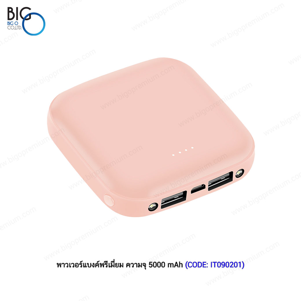 พาวเวอร์แบงค์พรีเมี่ยม ความจุ 5000 mAh