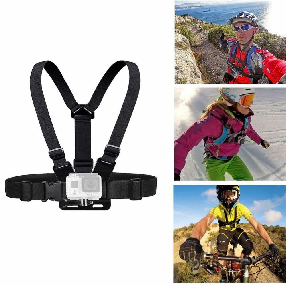 สายคาดอก แถม ขาเจและสกรู GoPro CHEST STRAP & J-HOOK BUCKLE for Gopro Hero 9 8 7 6 5 4 3+ 3 SJCam YI Camera