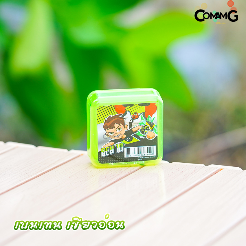 กบเหลา2ช่องทรงสี่เหลี่ยม กบเหลาดินสอ ลายการ์ตูนลิขสิทธิ์แท้ เบนเทน Frozen คิตตี้ ไอรอนแมน กับตันอเมริกา พร้อมส่ง