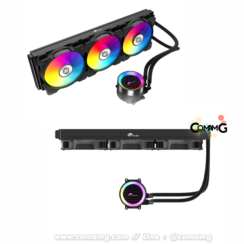 Bykski ชุดน้ำ3ตอน CPU Water Cooling 360 ARGB Bykski B-FRD360-RBW