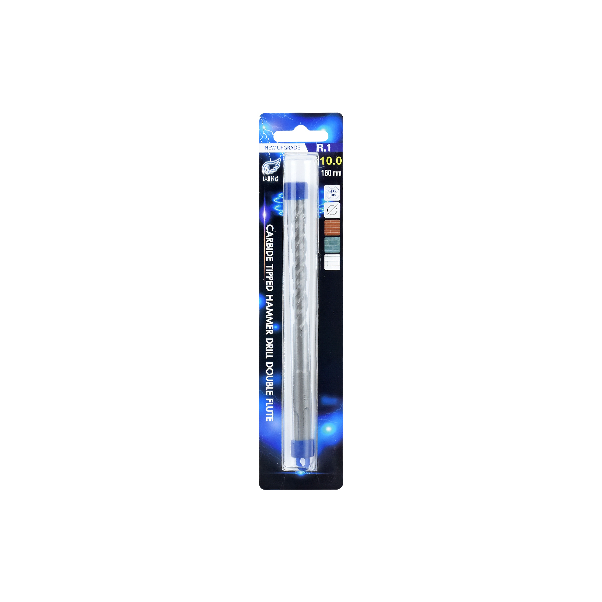WING ดอกเจาะปูนโรตารี่ R.1#10*160mm.