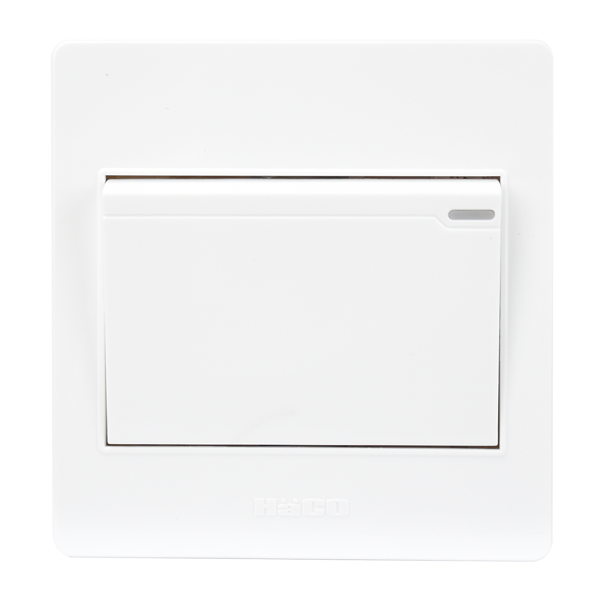 HACO สวิทซ์ทางเดียว 1ช่อง 16A 250V พร้อมหน้ากาก M3N-S11