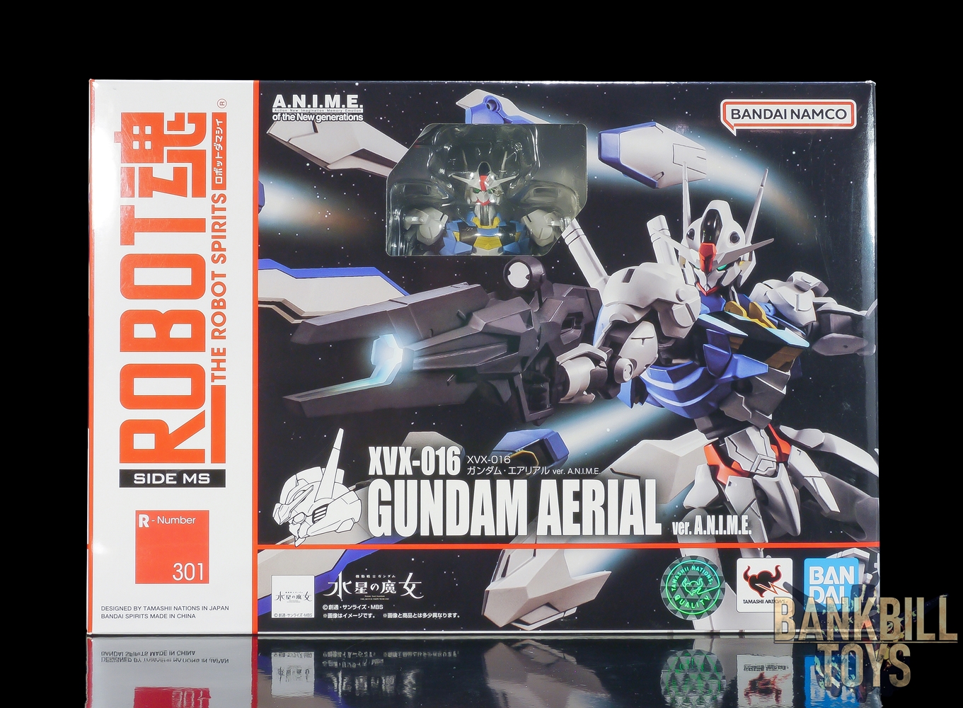 กันดั้ม Bandai Spirits The Robot Spirits <SIDE MS> R-301 XVX-016 Gundam Aerial Ver. A.N.I.M.E.
