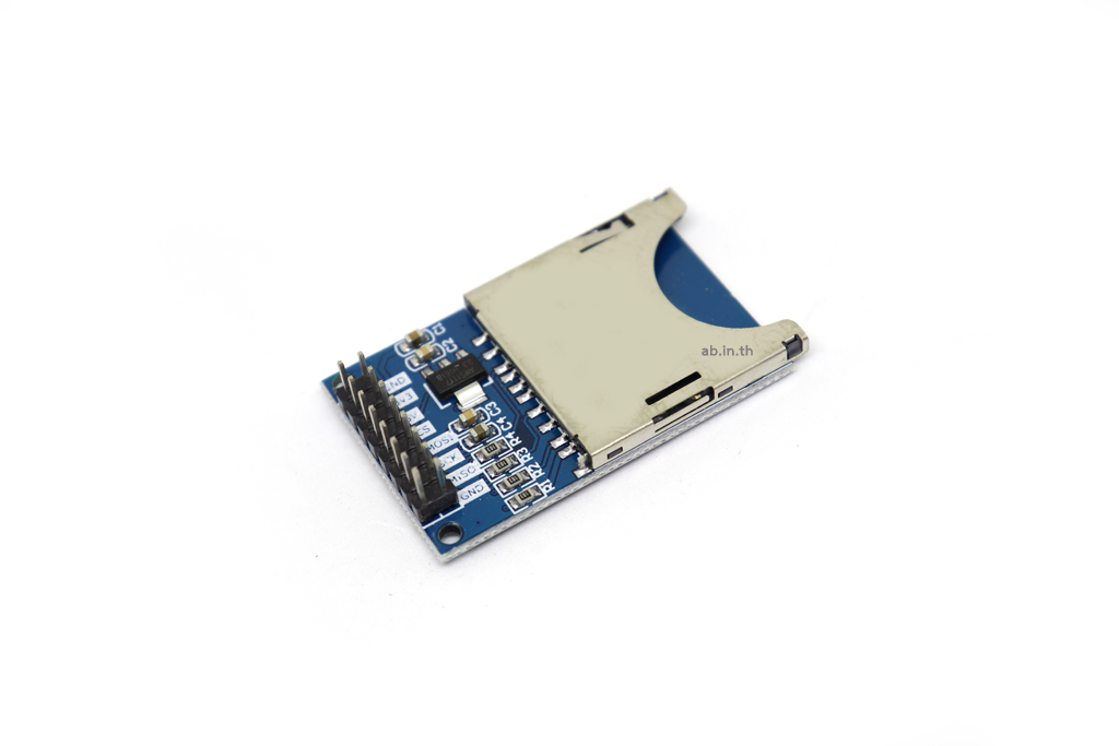 SD Card Module For Arduino โมดูลการ์ด SD สำหรับ Arduino รองรับการอ่านและเขียนข้อมูล