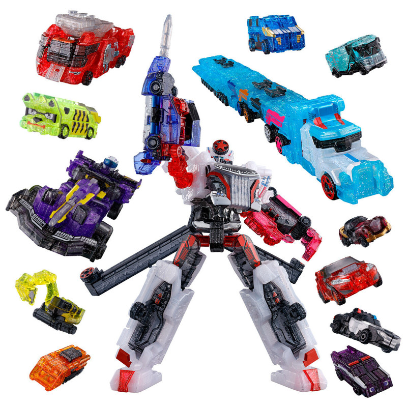 < Preorder ปิดวันที่ 29/7/2025 > 🔔เปิดรับPreorder มัดจำ 900 บาท MINIPLA BAKUAGE GATTAI SERIES PB BAKUAGESENTAI BOONBOOMGER BIG-9 ROBOTS BOONBOOM CALL-IN SET BAKUAGE CLEAR VER. W/O CANDY