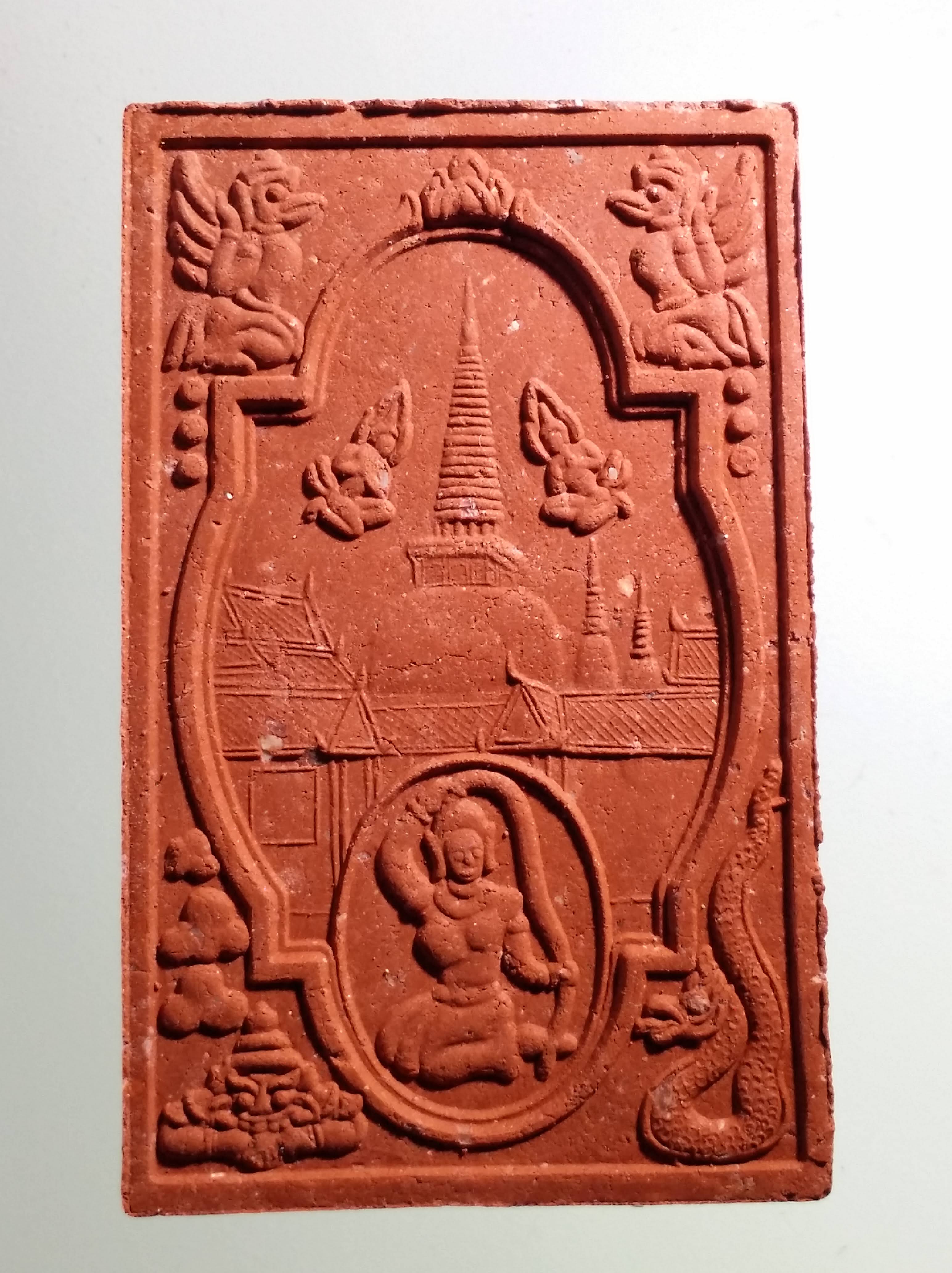 รหัสสินค้า จตุคามรามเทพ 488 พระเทวราชโพธิสัตว์จตุคามรามเทพ หลังพระแม่ธรณีบีบมวยผม รุ่น สิริมงคล ปี 49