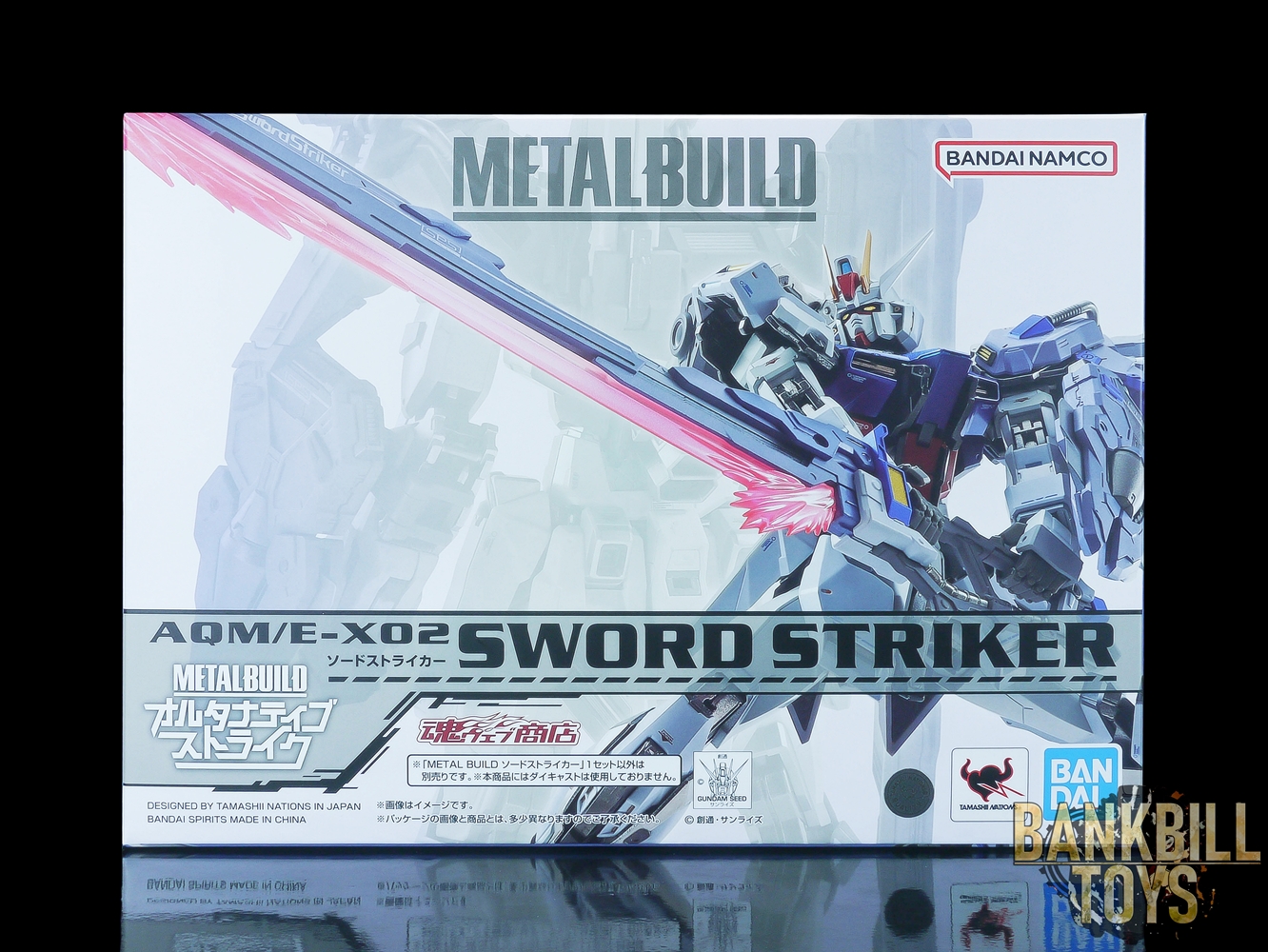 กันดั้ม Bandai Spirits Premium Bandai Tamashii Web Shop Limited Metal Build AQM/E-X02 Sword Striker <Revival Ver.>