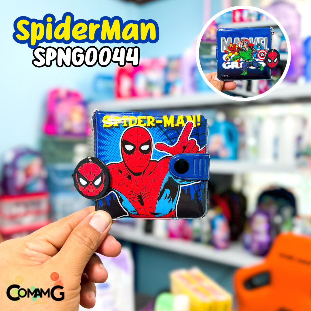 กระเป๋าสตางค์เด็กผู้ชาย ลิขสิทธิ์แท้ แบบ2พับ หนังเงา