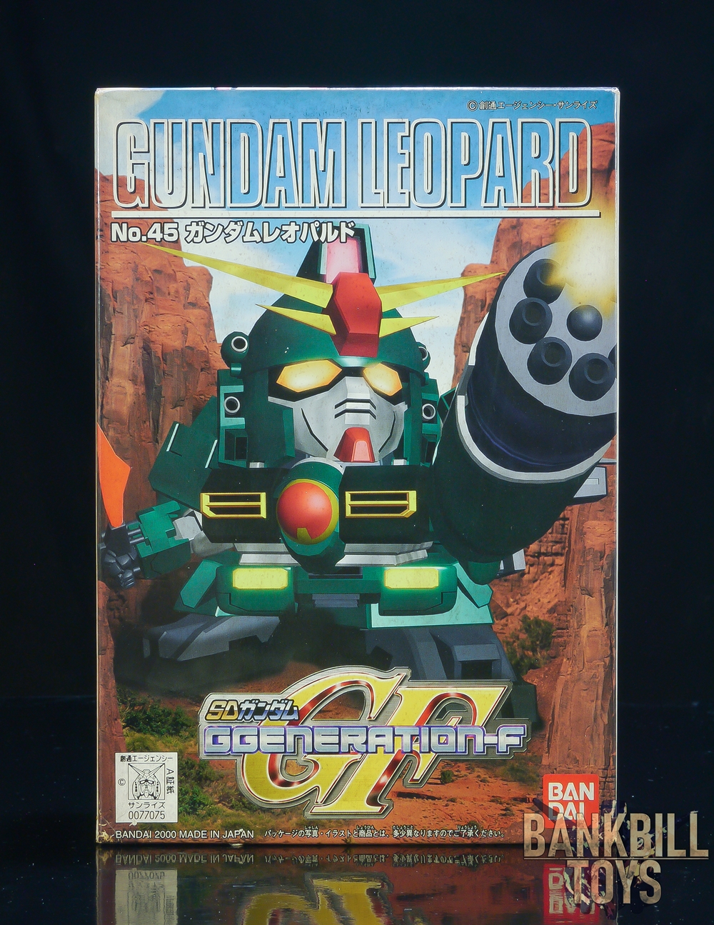 กันดั้ม Bandai Gunpla SD Gundam G Generation F No.45 GT-9600 Gundam Leopard