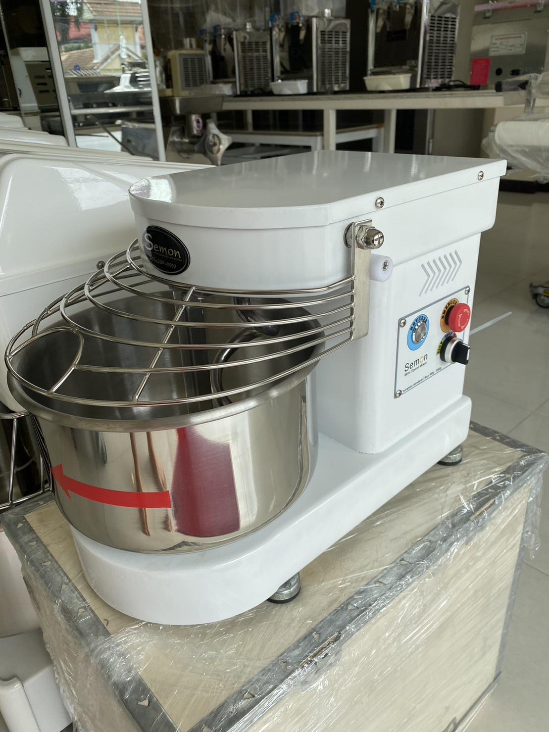 เครื่องนวดแป้ง 7 ลิตร 2 สปีด HM-7 แบรนด์Semon