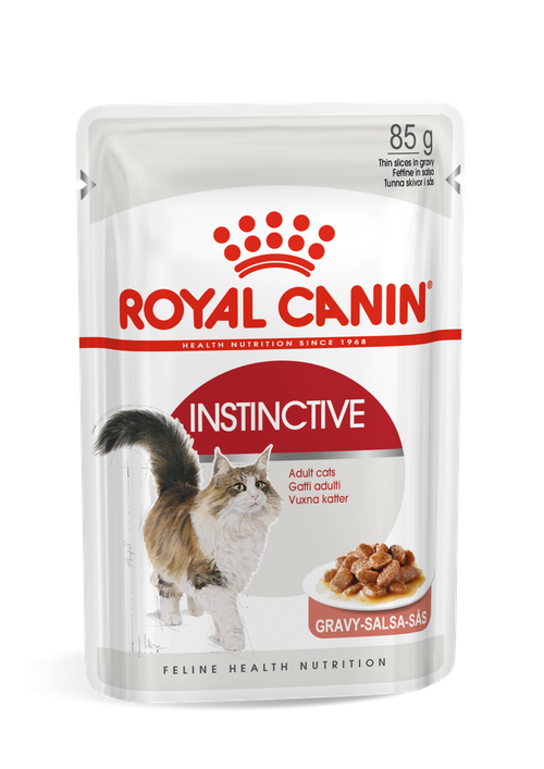 Royal Canin Instinctive in Gravy โรยัล คานิน อาหารเปียก แมวโต ที่ต้องการคุมรูปร่างให้สมส่วน