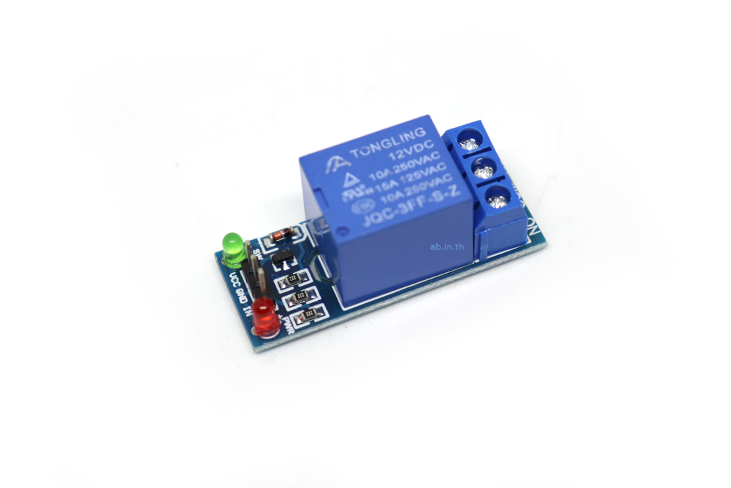 Module รีเลย์ relay 12V 1 Chanel 250V/10A Active LOW