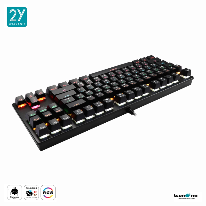 คีย์บอร์ดGaming แมคคานิคอล Tsunami MK-03 แบบTKL 87Key