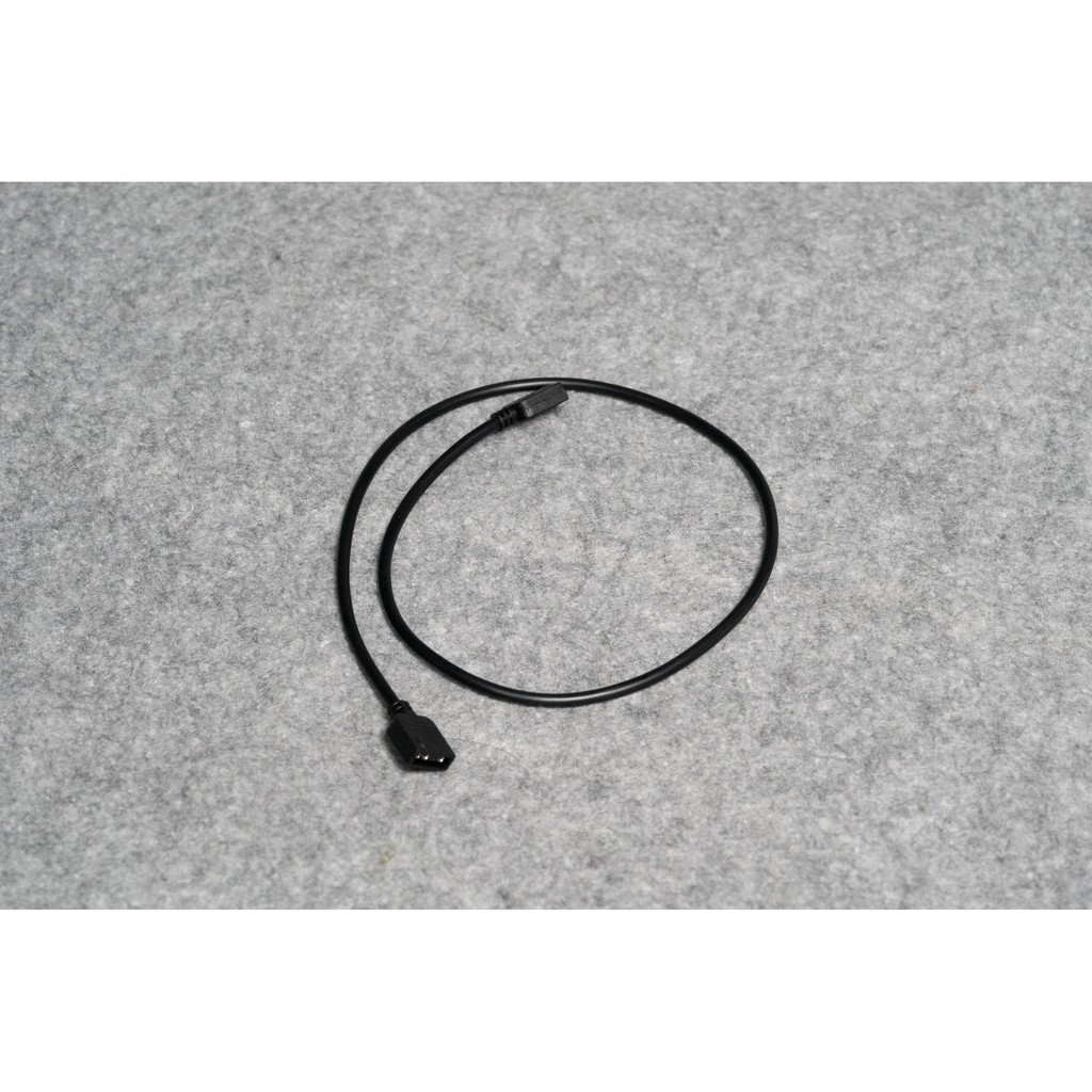 สายต่อเพิ่มความยาวไฟRGB 3พินสีดำ