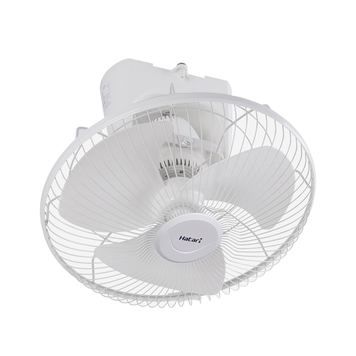 HATARI HT-C16M8(N)_พัดลมส่ายรอบตัว 16 นิ้ว(ส่ายต่อเนื่อง) สีขาว