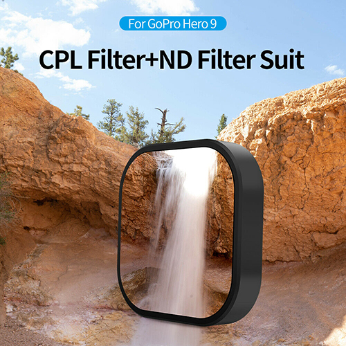 GoPro 11 / 10 / 9 Telesin Filter 4Pack ND8 ND16 ND32 CPL Magnetic Filter Set ชุดฟิลเตอร์
