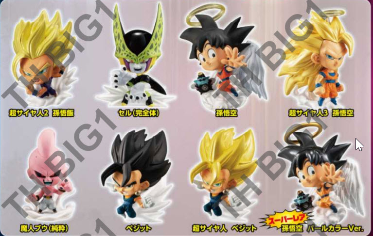 เปิดรับPreorder มัดจำ 300 บาท DB SUPER FIGHTERS FIGURE 4 W/O GUM โมเดลสำเร็จ แบบ12กล่อง(ได้ครบ 8แบบ +4ตัวซ้ำ)