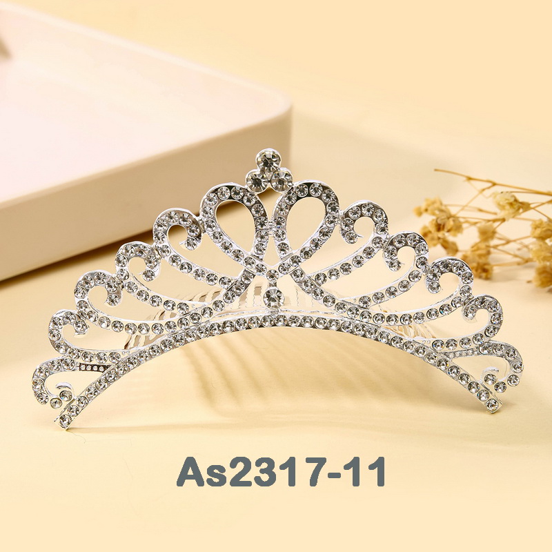 As2317- พร้อมส่งจากไทย มงกุฎเพชร แวววาว สวยหรูดูดี เหมือนแบบ ขนาดฟรีไซส์เด็กเล็กถึงเด็กโต หรือผู้ใหญ่ สินค้าสวยมีคุณภาพ มงกุฎ / เทียร่า