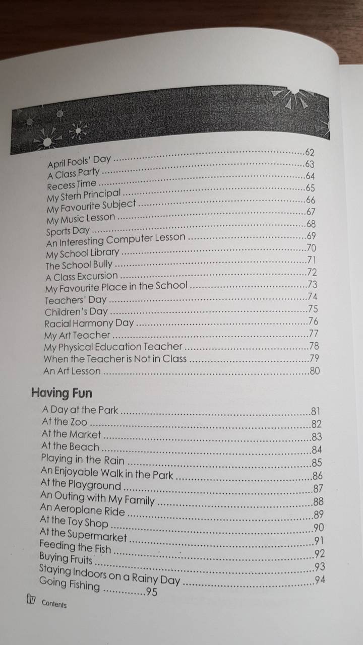 หนังสือฝึกการอ่านและการเขียนภาษาอังกฤษ Superduper Model Composition For Primary Levels 1