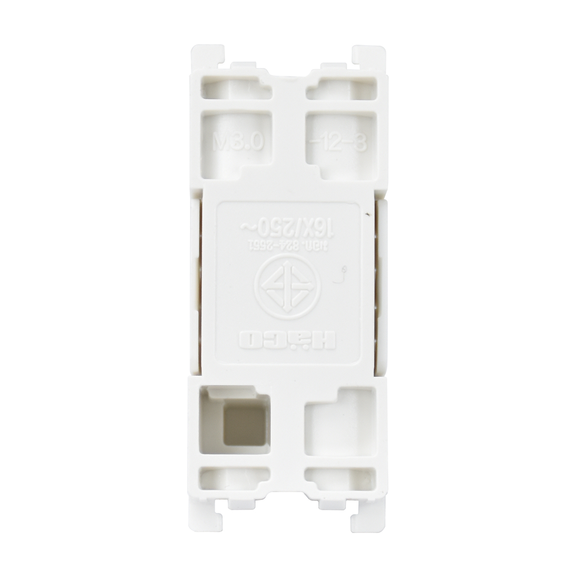 HACO สวิทซ์ทางเดียว 16A 250V (ขนาด 1โมดูล) M3N-S111