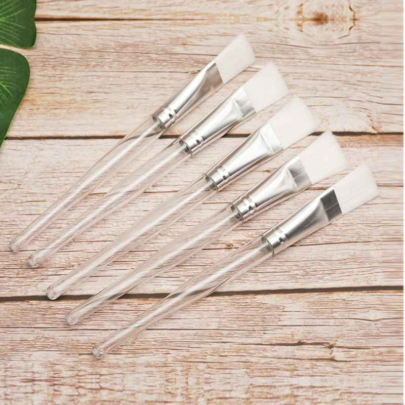 แปรงด้ามใส แปรงทาหน้า แปรงด้ามใสคริสตัล(1อัน)