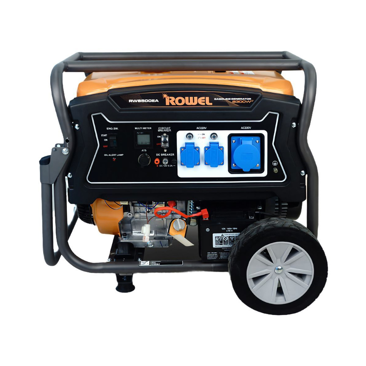 ROWEL เครื่องปั่นไฟ PRO 15.0HP (7.5KW) สตาร์ทกุญแจ RW8500EA