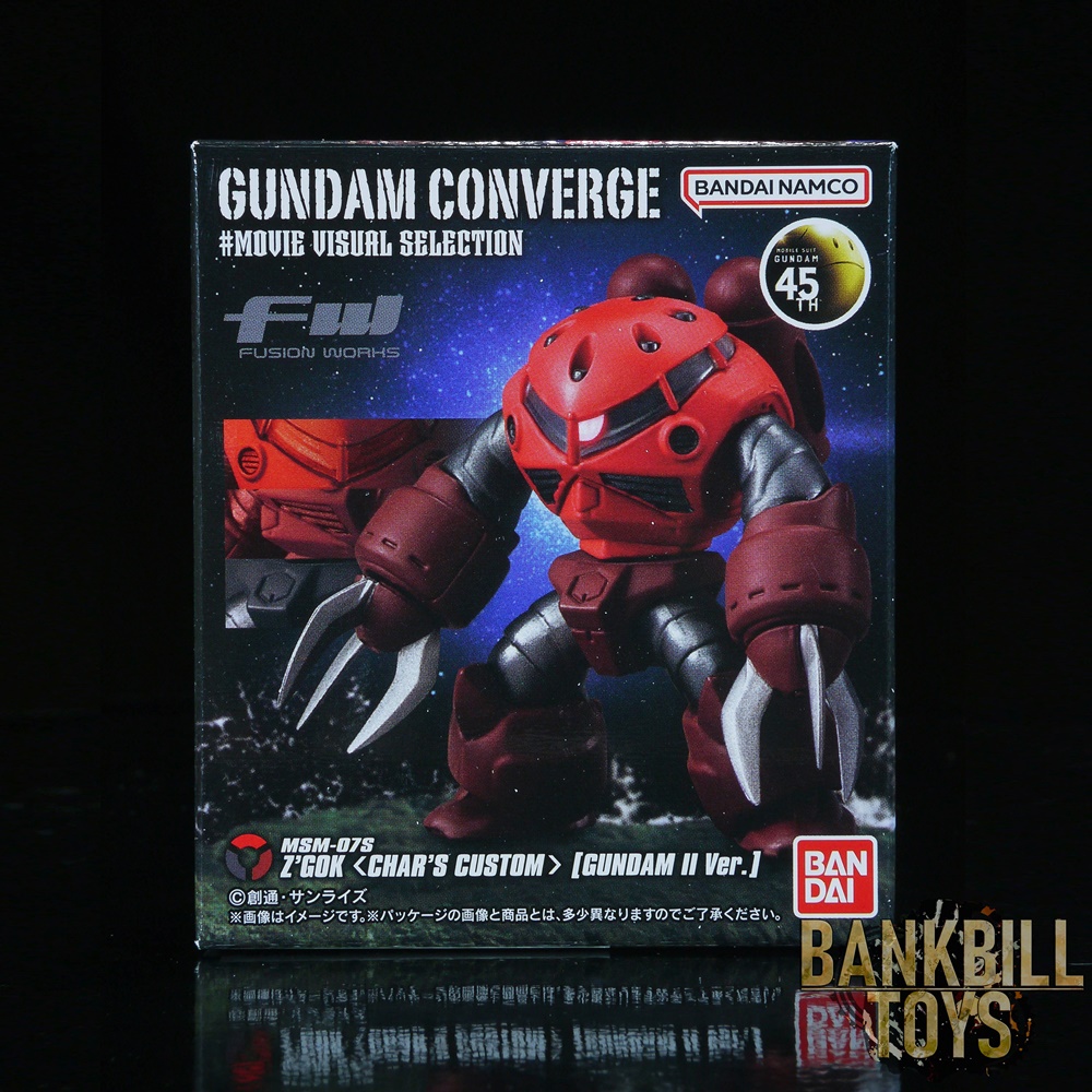 กันดั้ม Bandai Candy Toy FW Gundam Converge #Movie Visual Selection MSM-07S Z'gok [Char's Custom] [Gundam II Ver.]