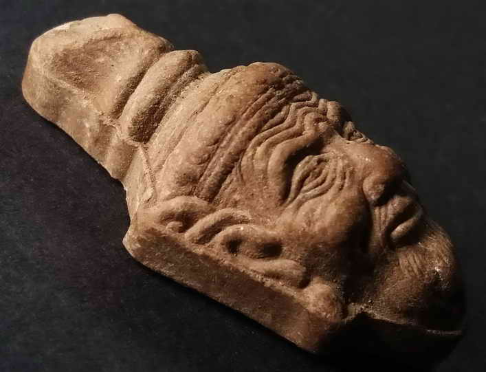 รหัสสินค้า เครื่องราง ล็อตเก็ต ภาพถ่าย 005 เศียรพ่อแก่เนื้อผง (ฤาษีบรมครู) ไม่ทราบสำนัก