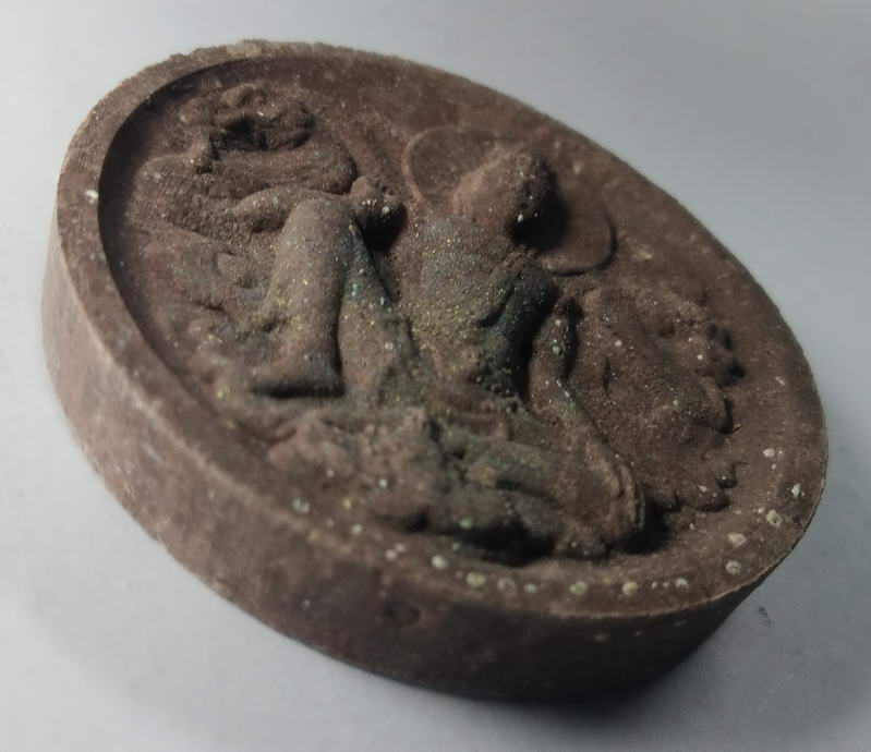 รหัสสินค้า จตุคามรามเทพ 051 องค์พ่อจตุคามรามเทพ รุ่นโคตรเฮง เนื้อผงว่านโรยผงตะไบชนวนพระบูชา วัดมหาธาตุวรมหาวิหาร จ.นครศรีธรรมราช ปี 2550