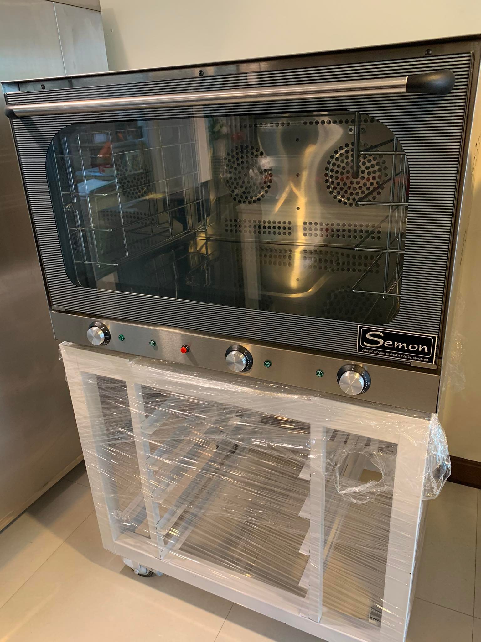 เตาอบลมร้อน 4 ถาดใหญ่ SI-CO4M-H แบรนด์ Semon