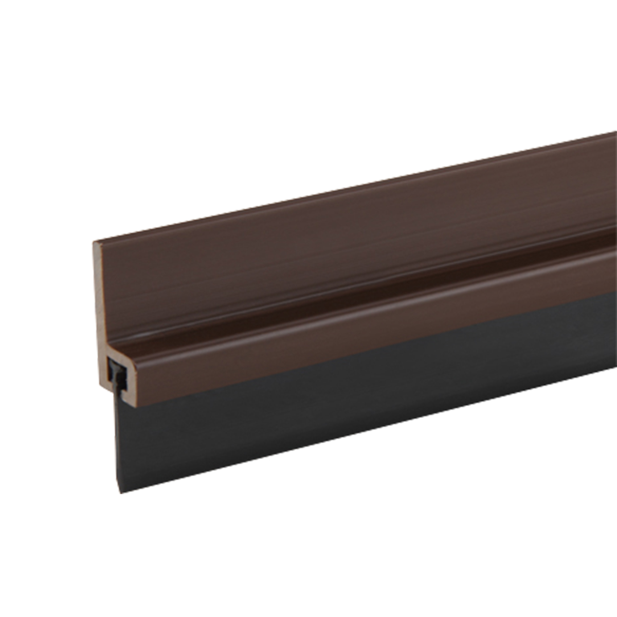 HAFELE ซิลประตูกันแมลงชนิดยาง ฐาน PVC น้ำตาล/ยางดำ 90 ซม. [489.41.055]