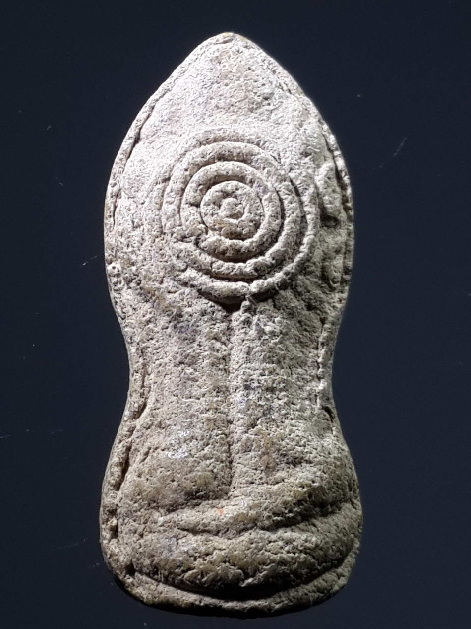 รหัสสินค้า พระไม่ทราบที่ 323 พระนาคปรก เนื้อผงผสมว่านลอยองค์ ไม่ทราบที่