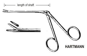 Hartmann Ear Fcps serr 7mm, 8.5cm