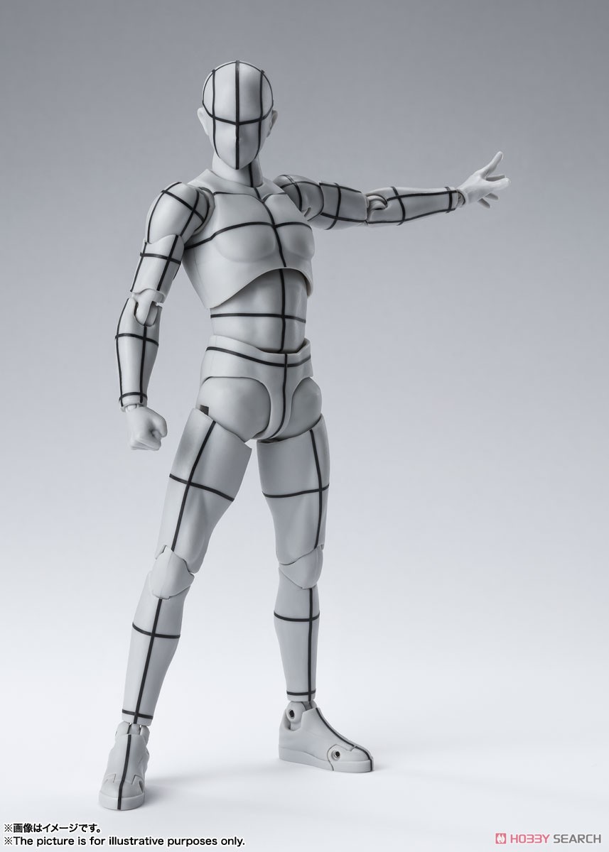 เปิดรับPreorder มัดจำ 300 บาท S.H.Figuarts Body-kun -Wire Frame- (Gray Color Ver.) (PVC Figure)