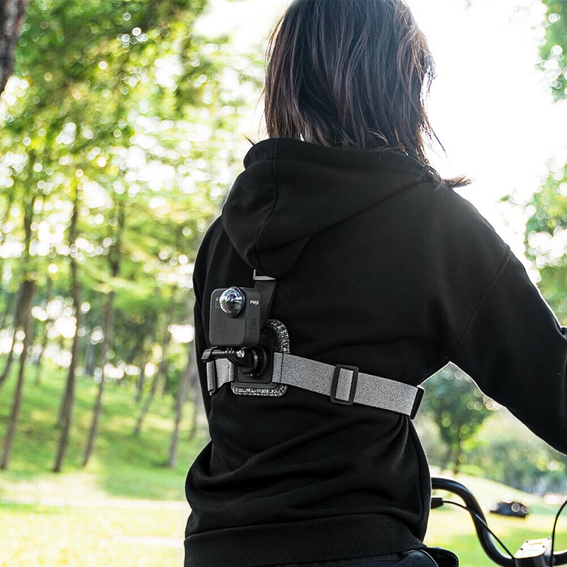 (รุ่นใหม่) Telesin สายรัดหน้าอก Chest Strap Flexible Double Side Elasticity for GoPro / SJCAM / Xiaomi / Insta360