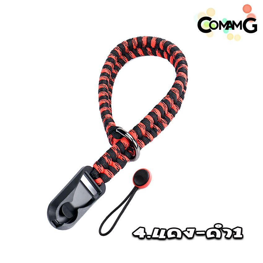 สายคล้องกล้อง คล้องมือ เชือกถัก สายรัดข้อมือ ถักA ปลายเชือกแบบPeakDesign