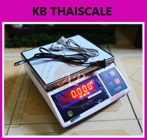 ตาชั่งดิจิตอล เครื่องชั่งดิจิตอล เครื่องชั่งแบบตั้งโต๊ะ เครื่องชั่งระบบอิเล็กทรอนิกส์ มีจอ 2 ด้าน 30kg ละเอียด 1g ขนาด 218x260mm CST รุ่น CDR-30ประเทศไต้หวัน