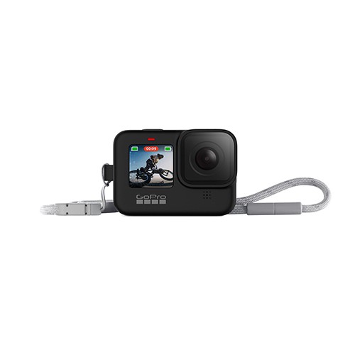 GoPro 11 / 10 / 9 Sleeve + Lanyard Black ซิลิโคนพร้อมสายคล้องคอ สีดำ Black