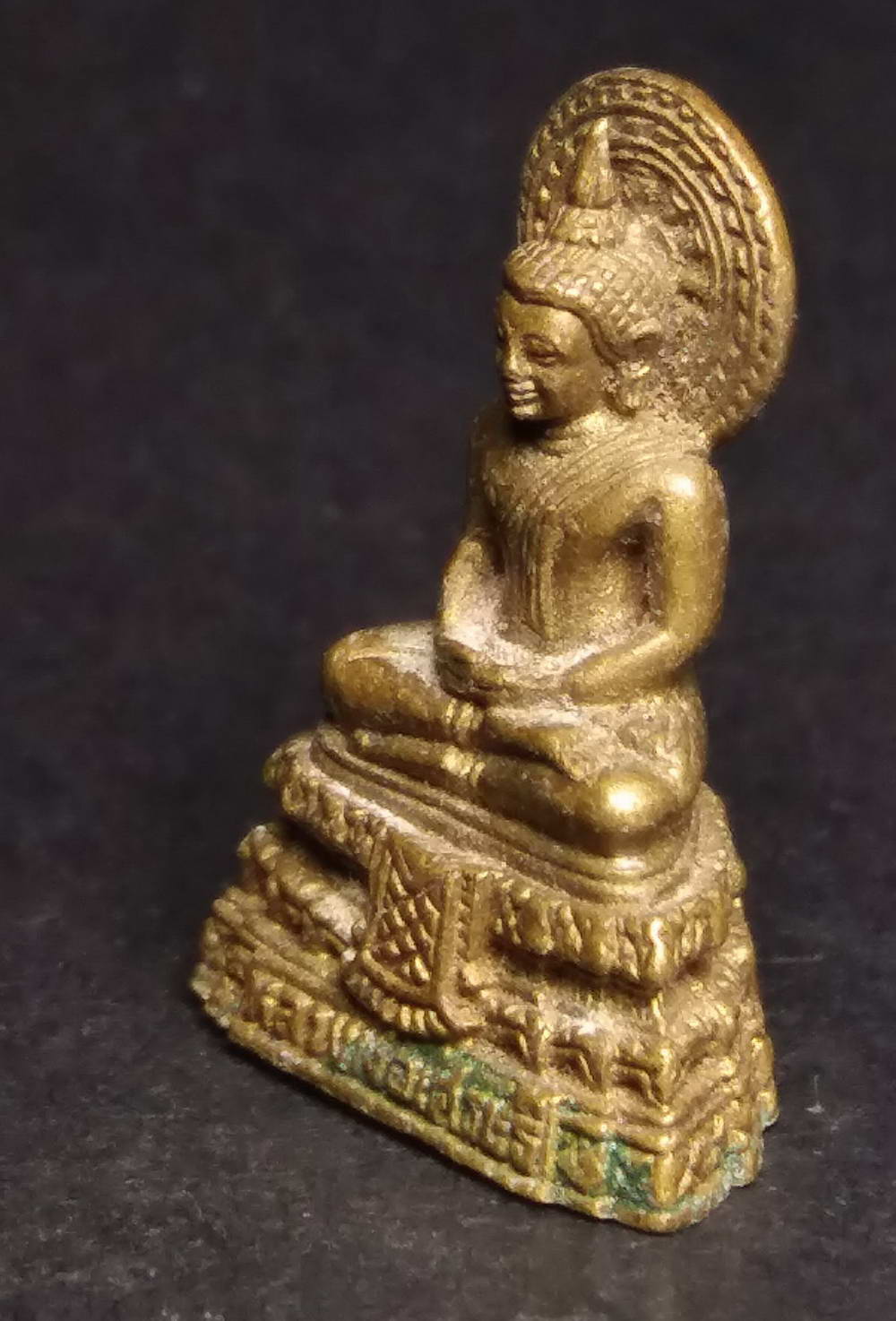 รหัสสินค้า พระกริ่ง พระหล่อ 155 รูปหล่อรุ่น 1 เนื้อทองผสม หลวงพ่อเศรษฐี วัดศรีวนาราม สร้างปี 2548 พระรายการนี้ให้เช่าบูชาแล้ว