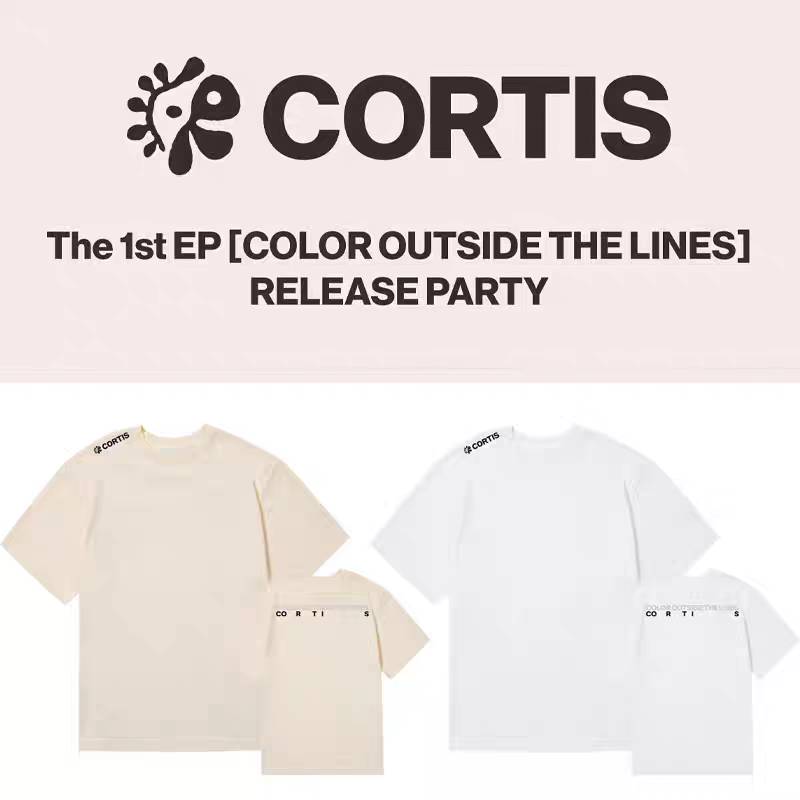 เสื้อยืดแฟนเมด CORTIS : COLOR OUTSIDE THE LINES
