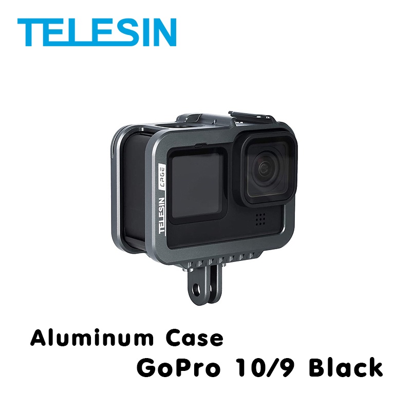 GoPro 11 / 10 / 9 Telesin Aluminum Alloy Frame Case เคสอลูมิเนียม เคสกันกระแทก
