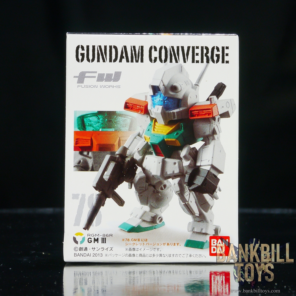 กันดั้ม Bandai Candy Toy FW Gundam Converge 13 No.78 RGM-86R GM III