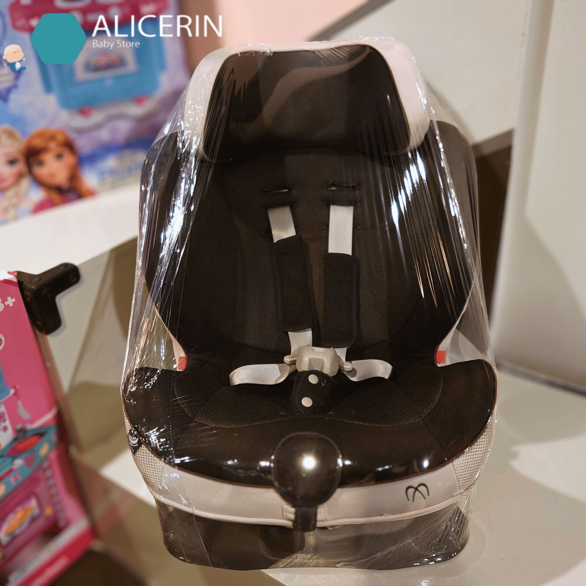คาร์ซีทมือสอง Ailebebe Swingmoon DX แถมประกันร้าน คาร์ซีทใช้แล้ว ผ่านการตรวจมาตรฐานความปลอดภัย