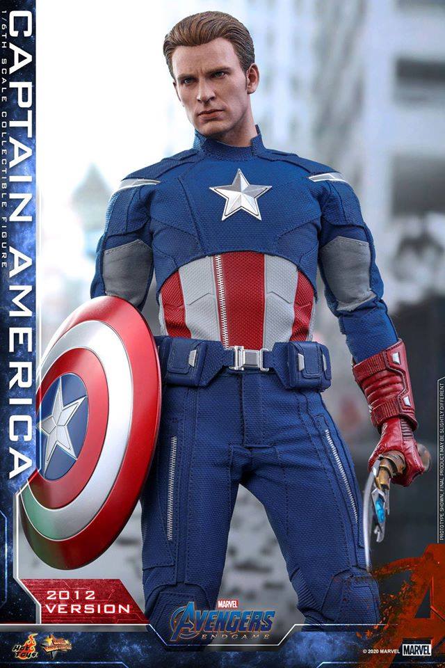 เปิดรับPreorder มัดจำ 4000 บาท r Hot Toys – MMS563 Avengers: Endgame - 1/6th scale Captain America (2012 Version) Collectible Figure