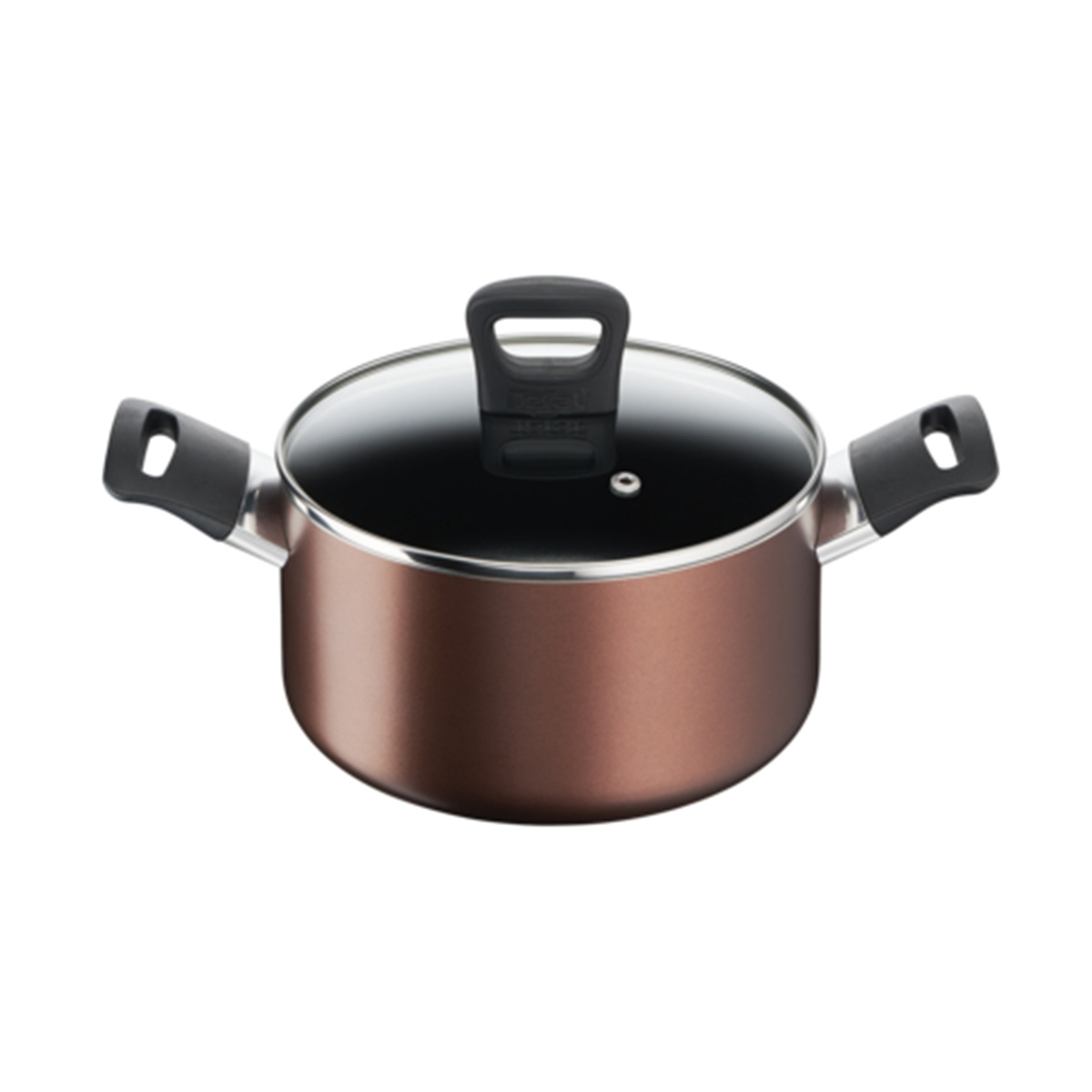 Tefal หม้อ 2 หู พร้อมฝาแก้ว 24 ซม. G1034614