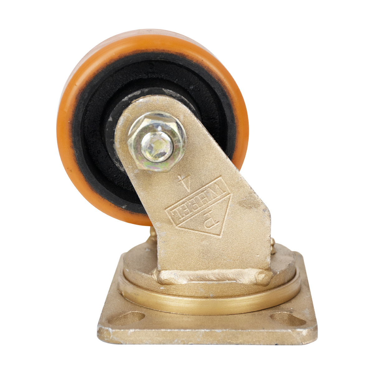 P.WHEEL ล้อโพลียูรีเทน R500 ขาเป็น PU 4"